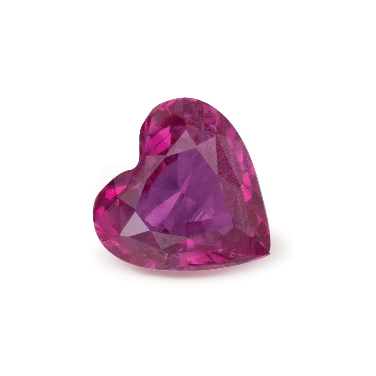 1.42 ct Heart Natural Natural Sapphire Sapphire – Faceted Cut – N/A Certified — Sapphire Row