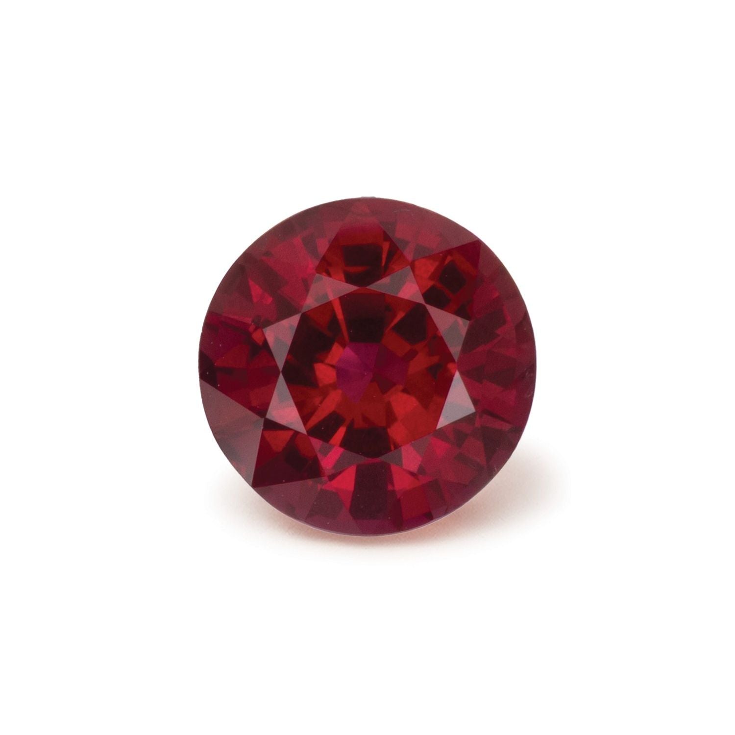 1.33 ct Round Natural Natural Ruby Ruby – Faceted Cut – N/A Certified — Sapphire Row