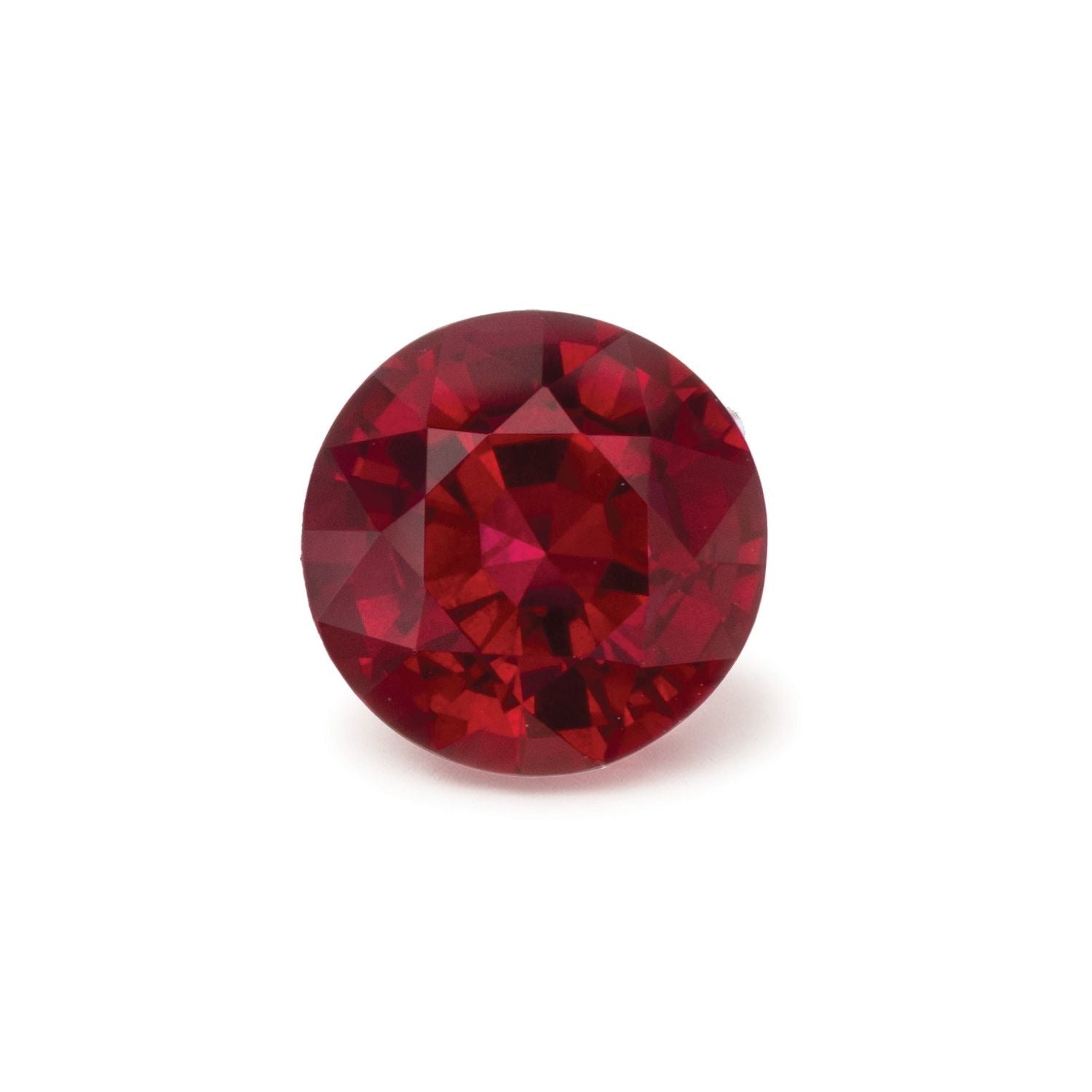 1.08 ct Round Natural Natural Ruby Ruby – Faceted Cut – N/A Certified — Sapphire Row