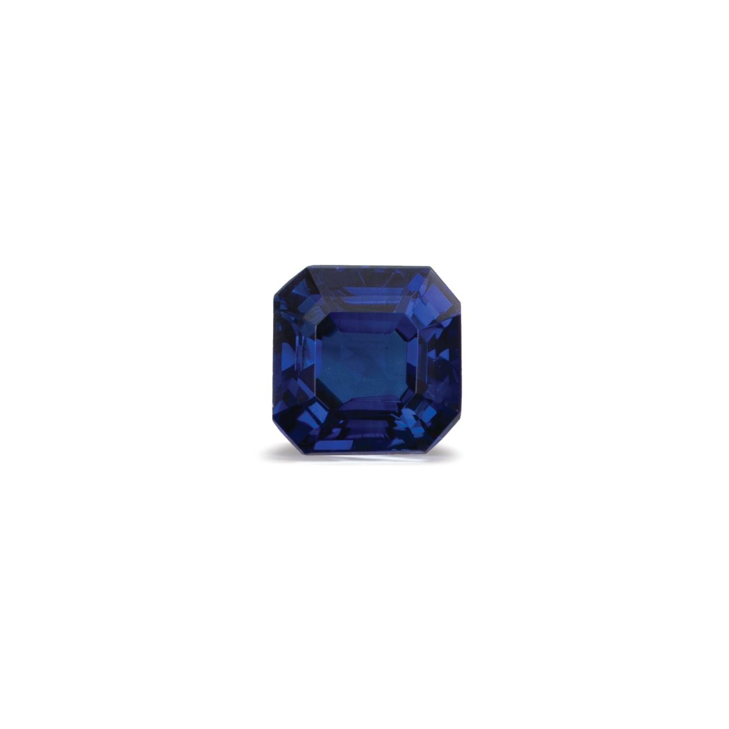 1.00 ct Asscher Natural Natural Sapphire Sapphire – Step-cut – N/A Certified — Sapphire Row