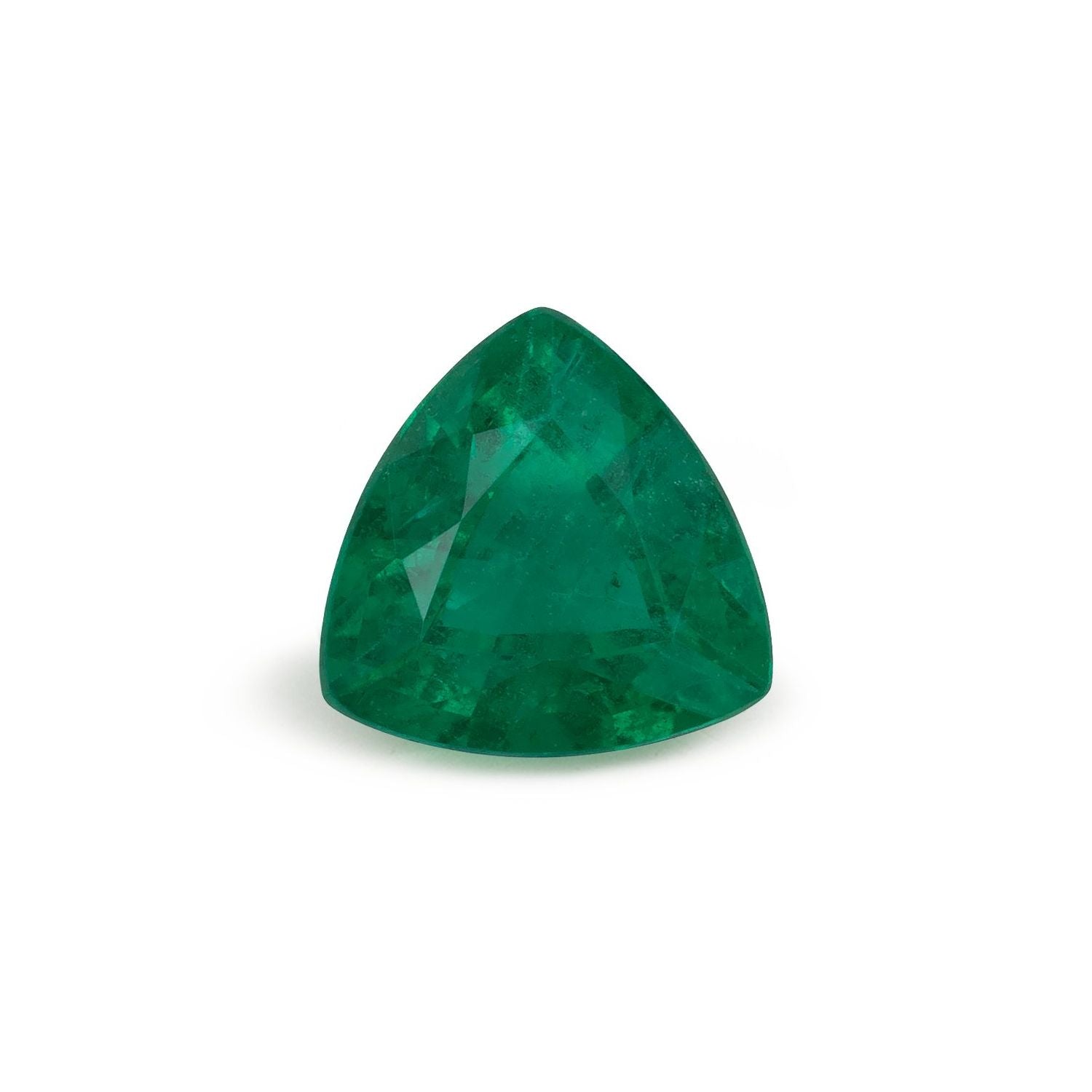 0.60 ct Trillion Natural Natural Emerald Emerald – Faceted Cut – N/A Certified — Sapphire Row