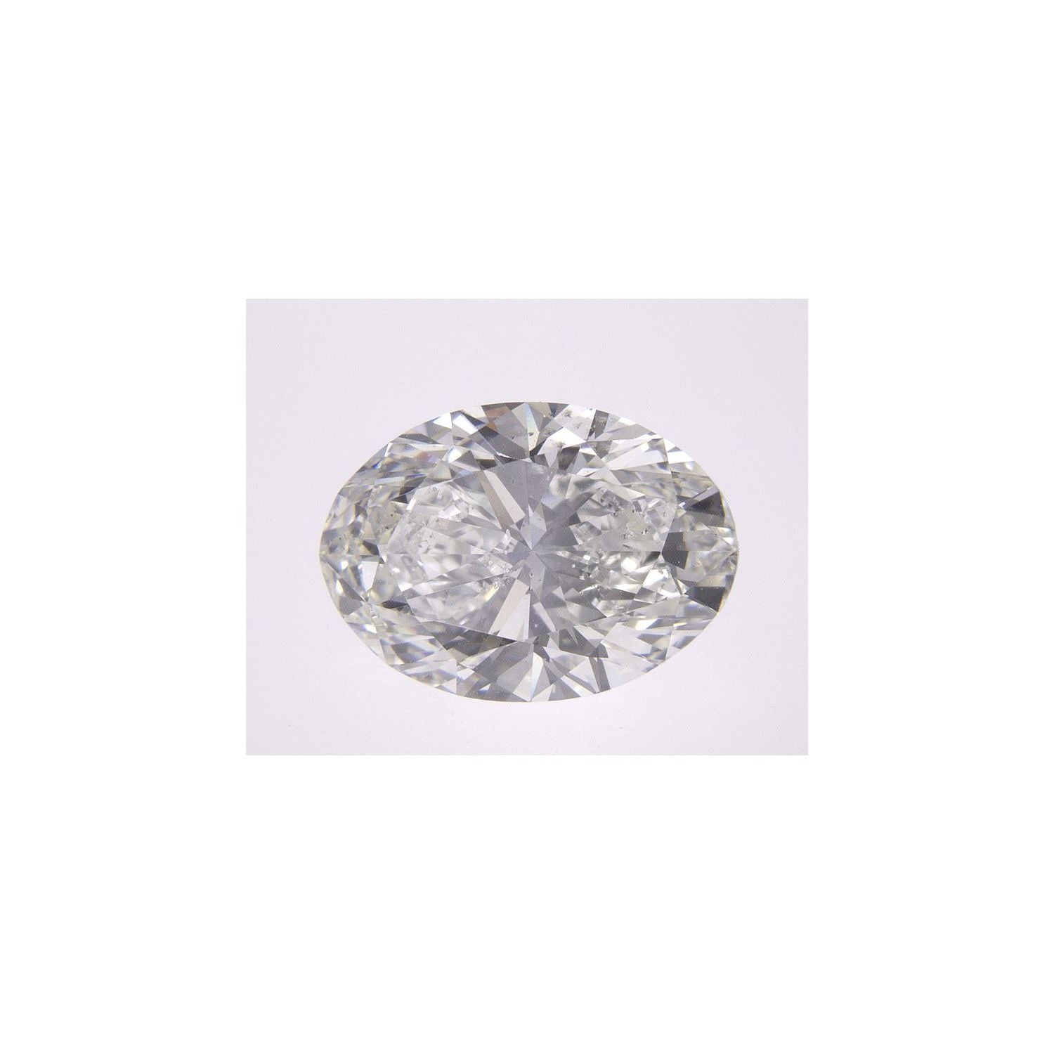 2.50 ct Oval Natural Diamond – E SI1 – Faceted Cut – EGL USA Certified — Sapphire Row