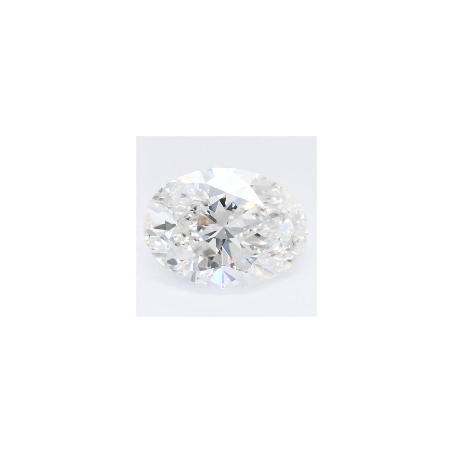 0.77 ct Oval Lab-Grown Diamond – E VS2 – Faceted Cut – GCAL Certified — Sapphire Row