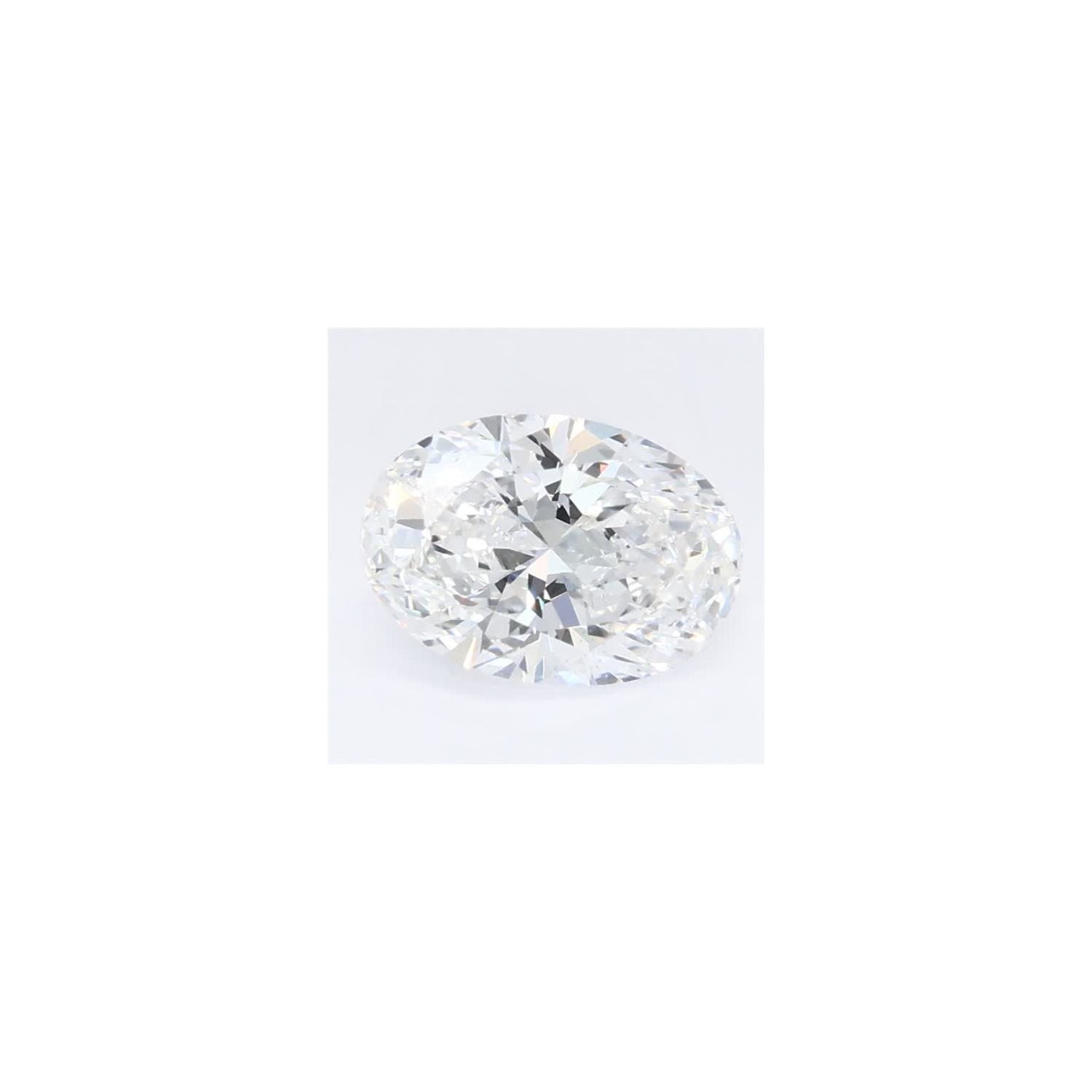 0.77 ct Oval Lab-Grown Diamond – E VS2 – Faceted Cut – GCAL Certified — Sapphire Row