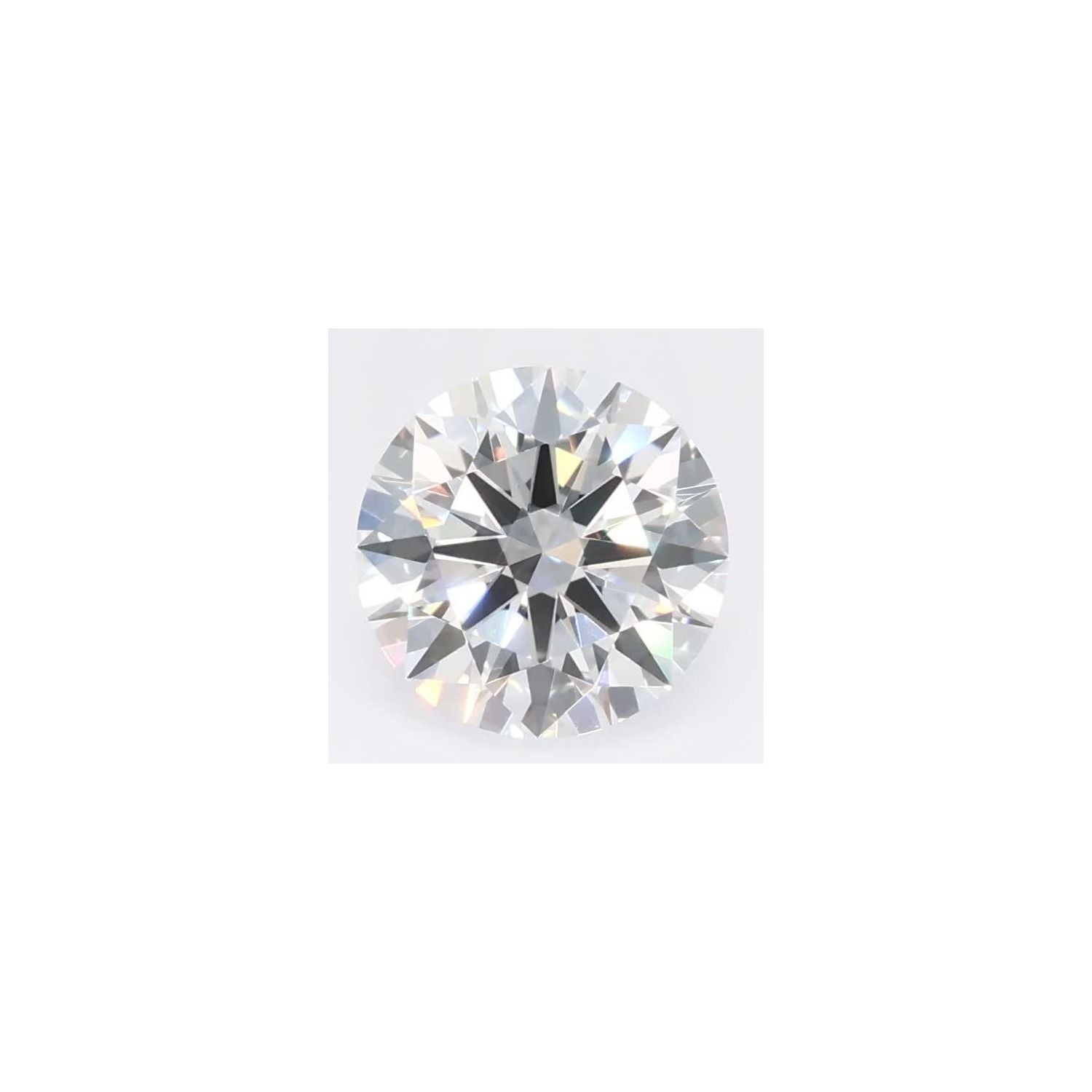 0.88 ct Round Lab-Grown Diamond – E VVS2 – Faceted Cut – GCAL Certified — Sapphire Row