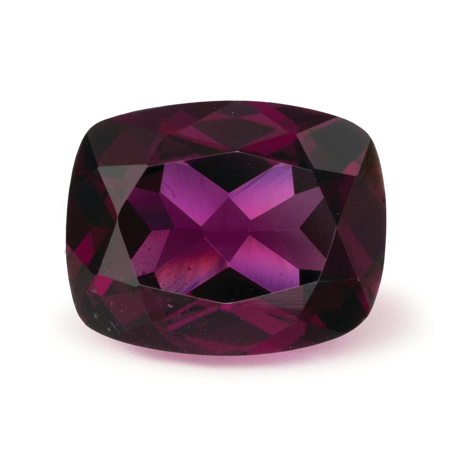 3.63 ct Antique Cushion Natural Natural Garnet Garnet – Faceted Cut – N/A Certified — Sapphire Row
