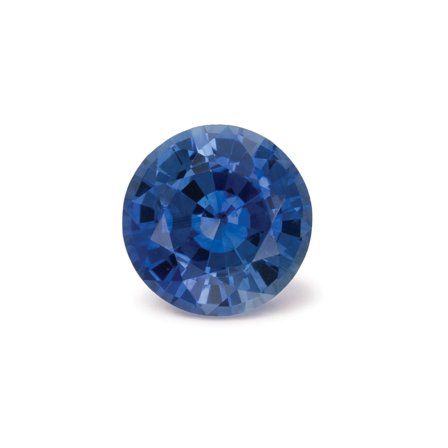1.06 ct Round Natural Natural Sapphire Sapphire – Faceted Cut – N/A Certified — Sapphire Row