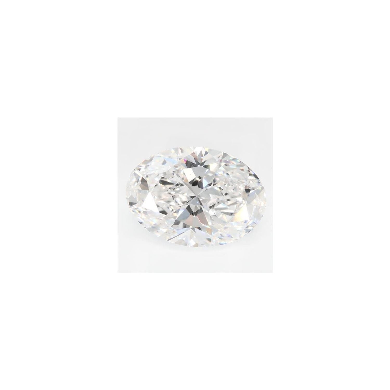 2.06 ct Oval Lab-Grown Diamond – E VS2 – Faceted Cut – GCAL Certified — Sapphire Row