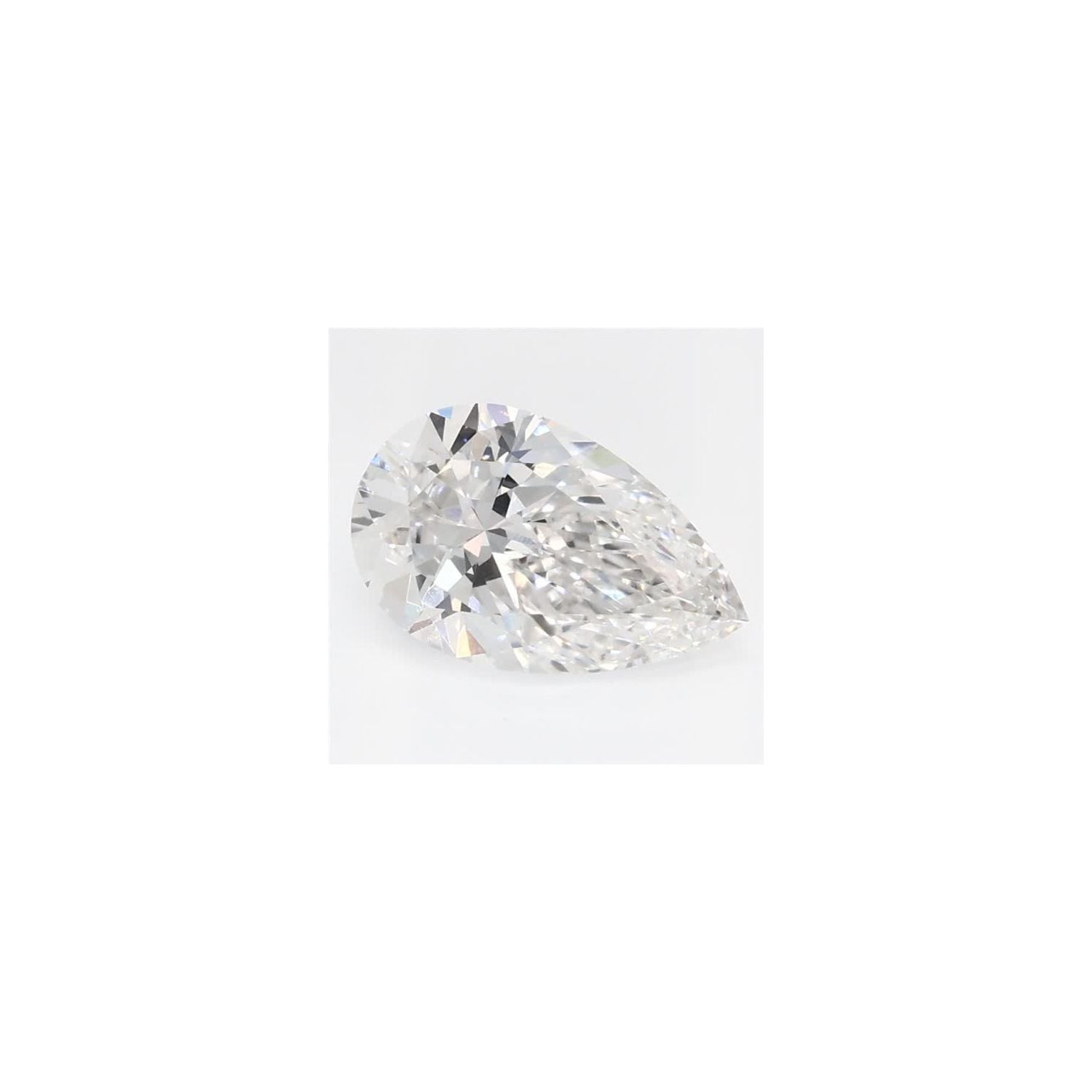 0.80 ct Pear Lab-Grown Diamond – F VS1 – Faceted Cut – GCAL Certified — Sapphire Row