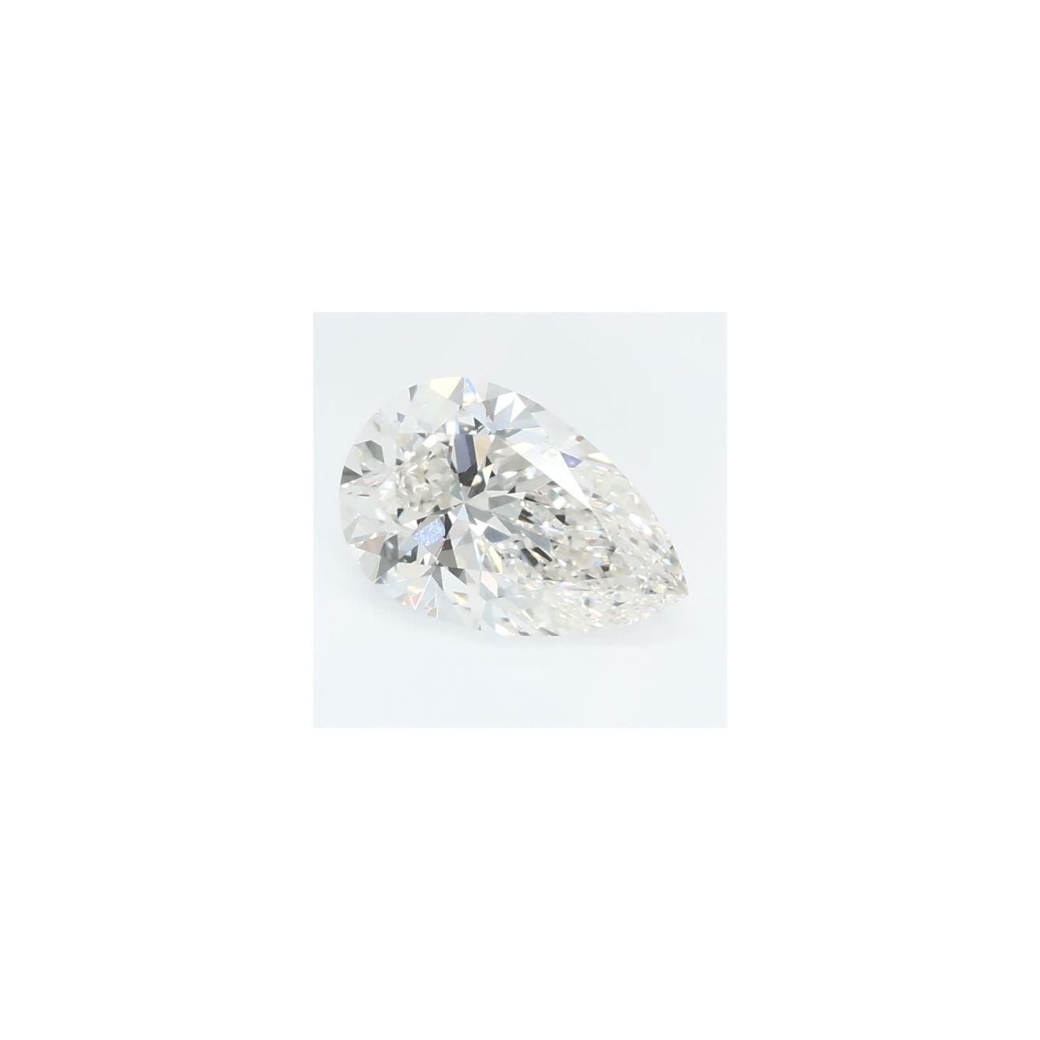 0.70 ct Pear Lab-Grown Diamond – G VVS2 – Faceted Cut – GCAL Certified — Sapphire Row