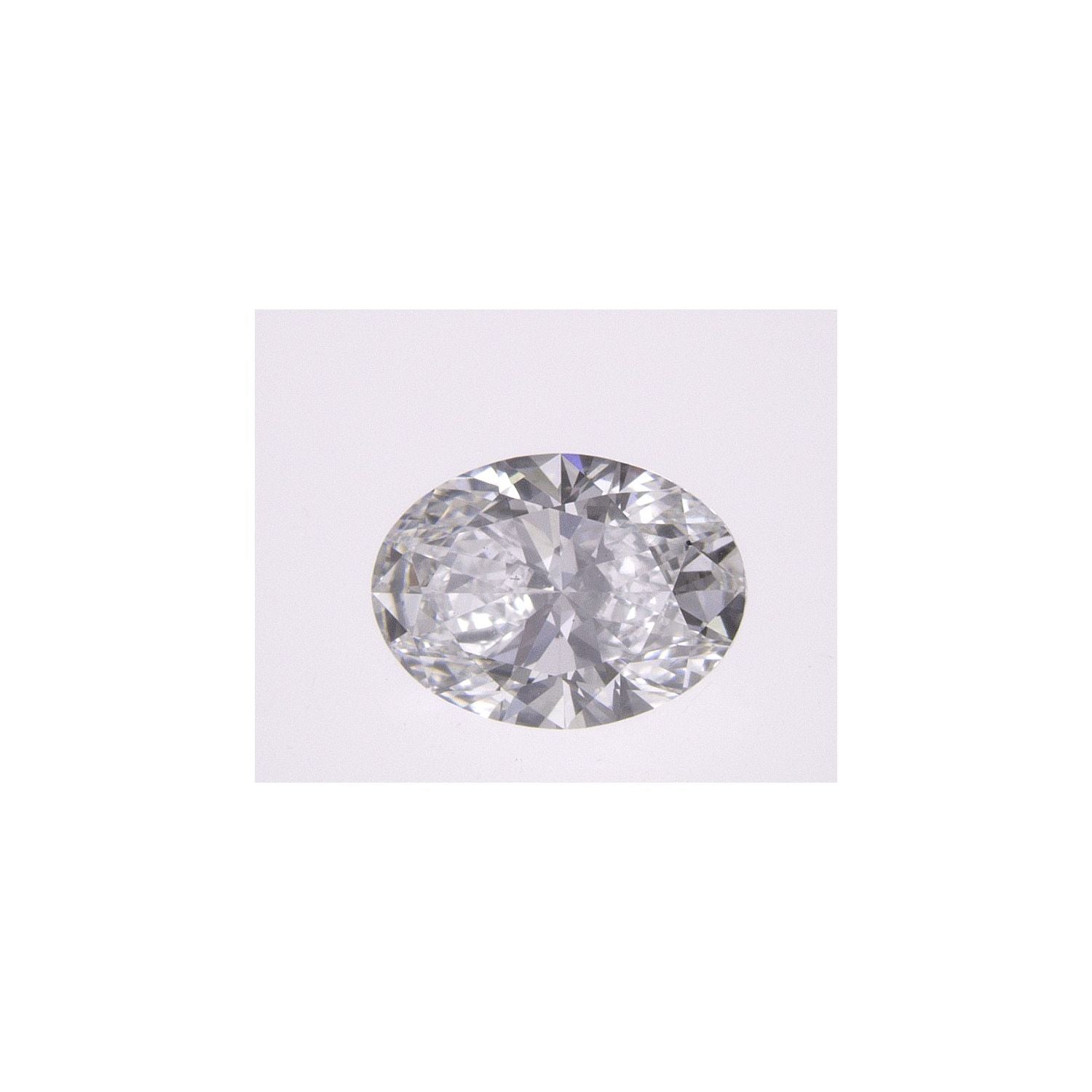 0.71 ct Oval Lab-Grown Diamond – D VS2 – Faceted Cut – GCAL Certified — Sapphire Row
