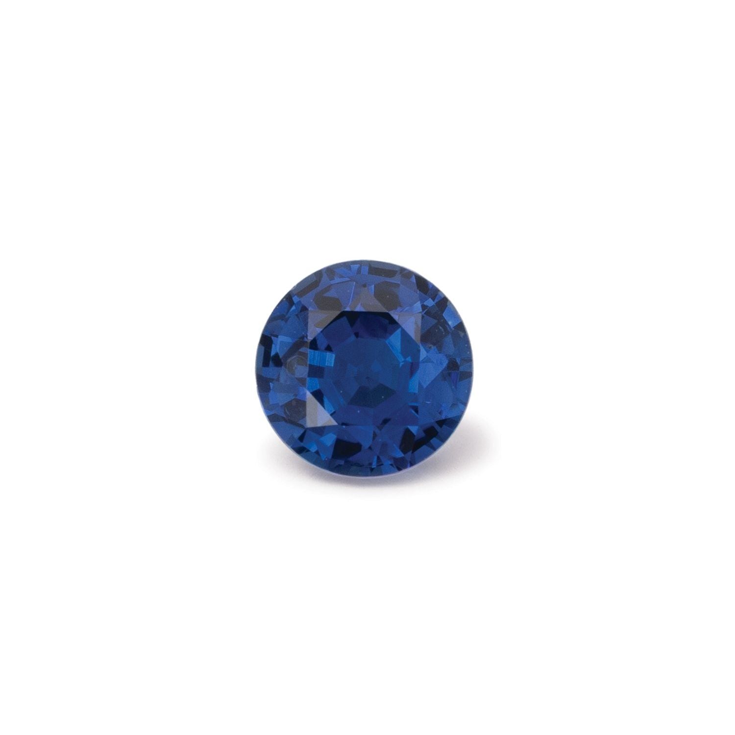 0.96 ct Round Natural Natural Sapphire Sapphire – Faceted Cut – N/A Certified — Sapphire Row
