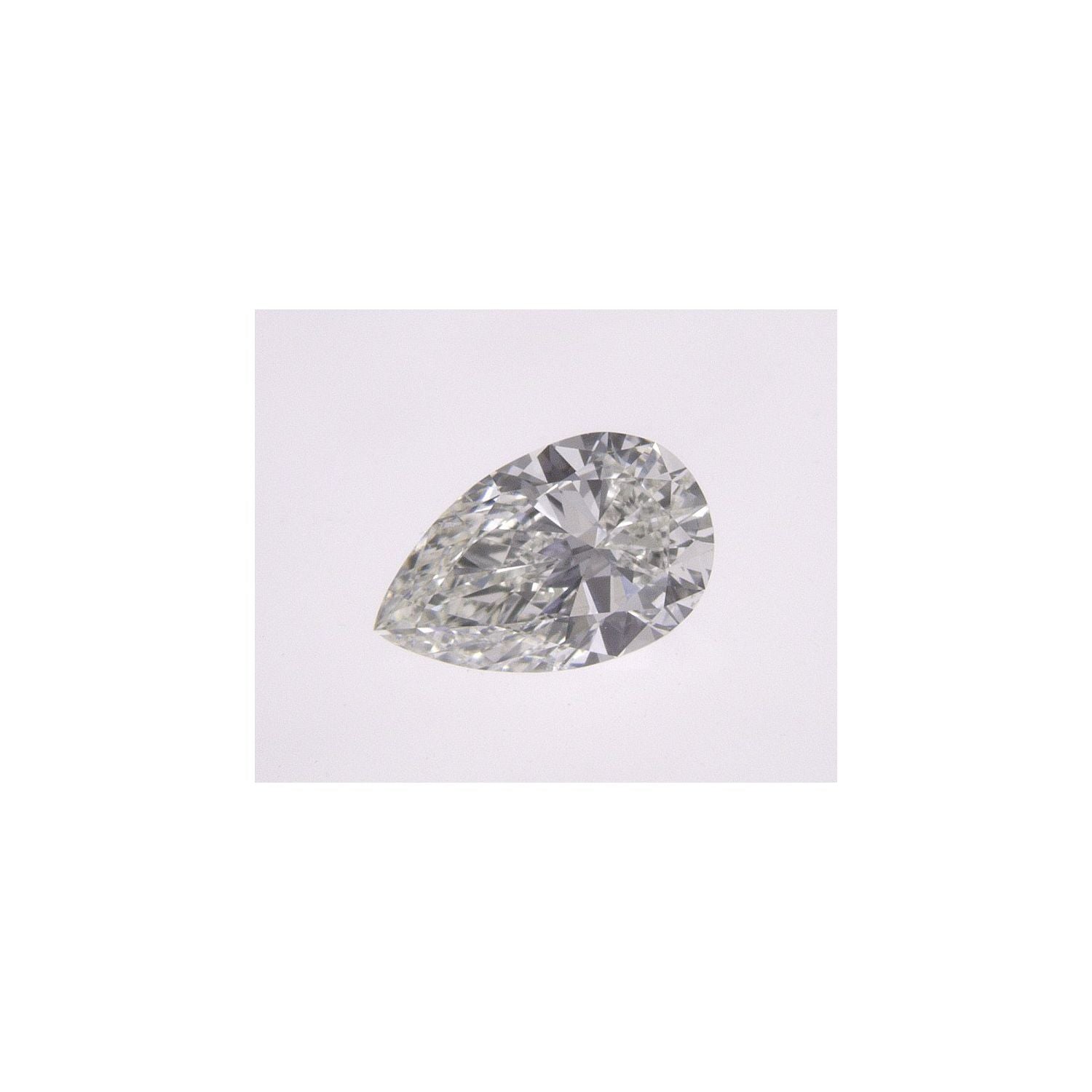 0.61 ct Pear Natural Diamond – J SI1 – Faceted Cut – GIA Certified — Sapphire Row