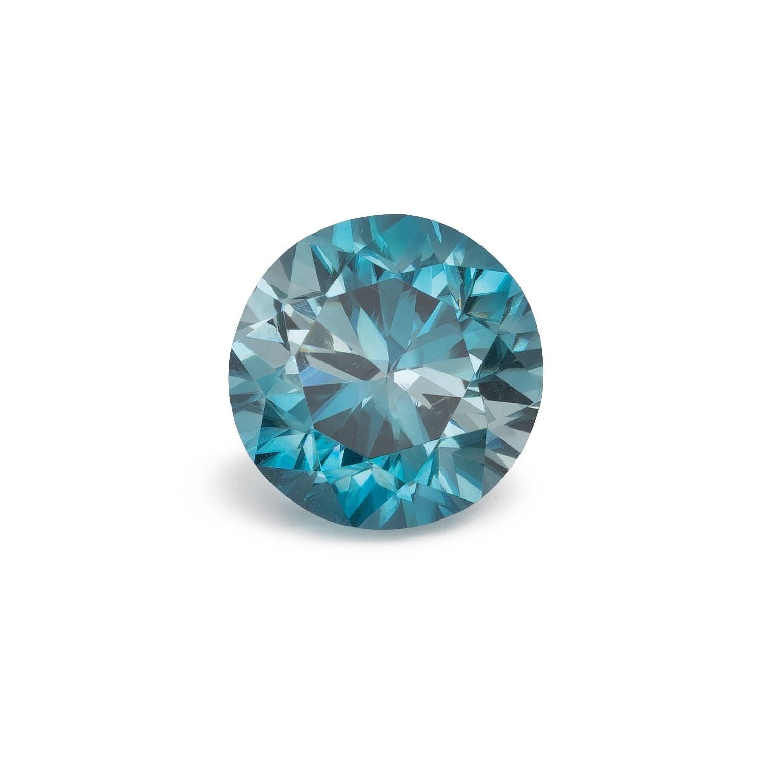 2.97 ct Round Natural Natural Zircon Zircon – Faceted Cut – N/A Certified — Sapphire Row