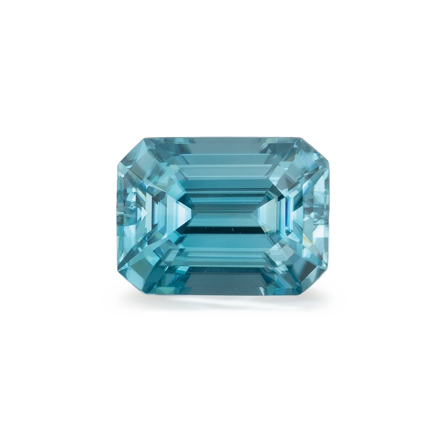 4.42 ct Emerald Natural Natural Zircon Zircon – Step-cut – N/A Certified — Sapphire Row
