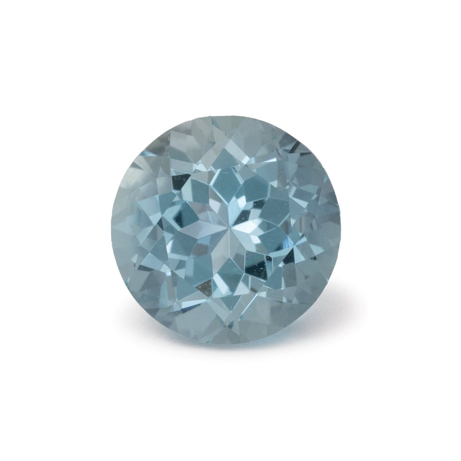 1.20 ct Round Natural Natural Aquamarine Aquamarine – Faceted Cut – N/A Certified — Sapphire Row