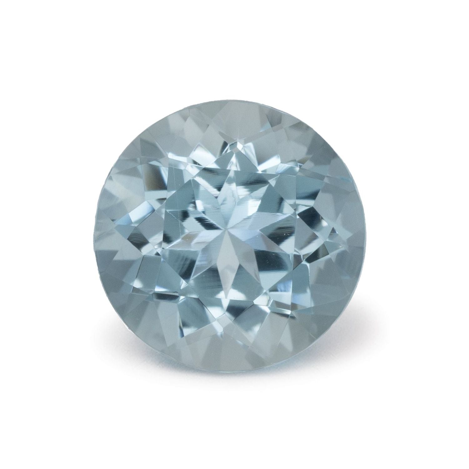 1.90 ct Round Natural Natural Aquamarine Aquamarine – Faceted Cut – N/A Certified — Sapphire Row
