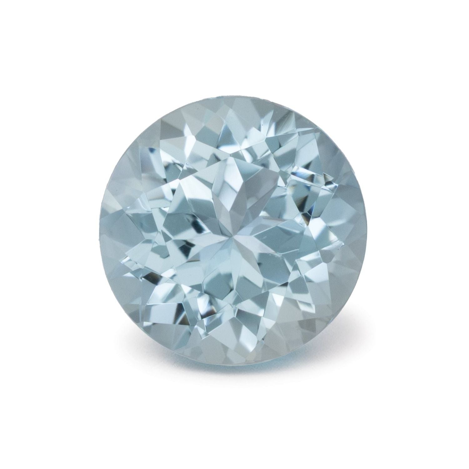 1.79 ct Round Natural Natural Aquamarine Aquamarine – Faceted Cut – N/A Certified — Sapphire Row