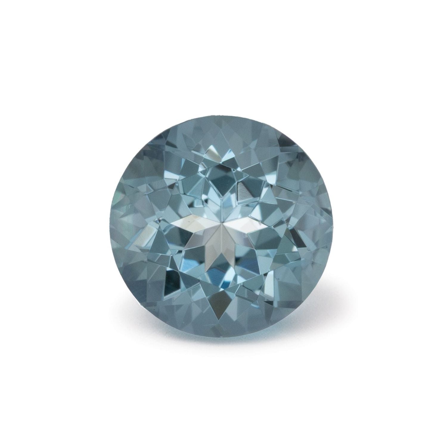 1.18 ct Round Natural Natural Aquamarine Aquamarine – Faceted Cut – N/A Certified — Sapphire Row