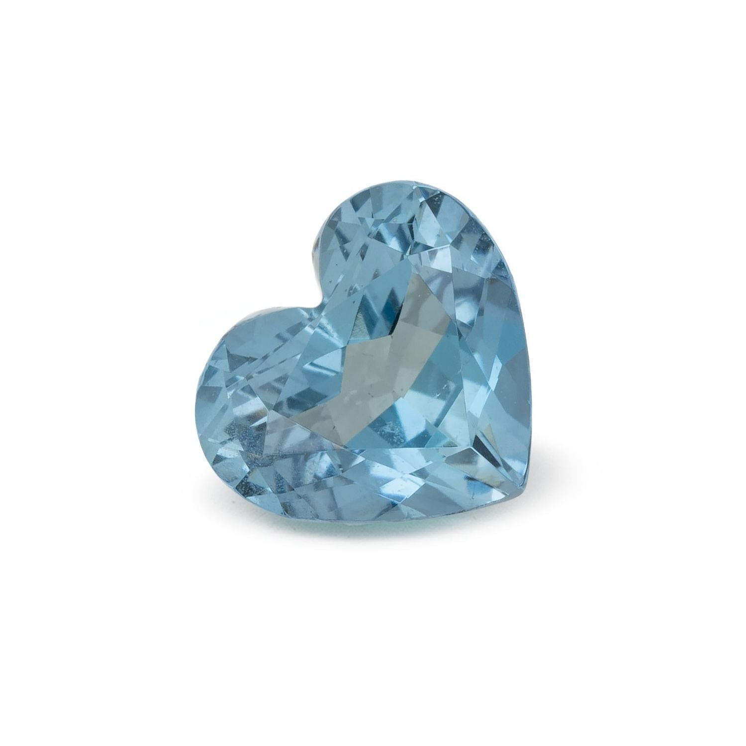 0.83 ct Heart Natural Natural Aquamarine Aquamarine – Faceted Cut – N/A Certified — Sapphire Row