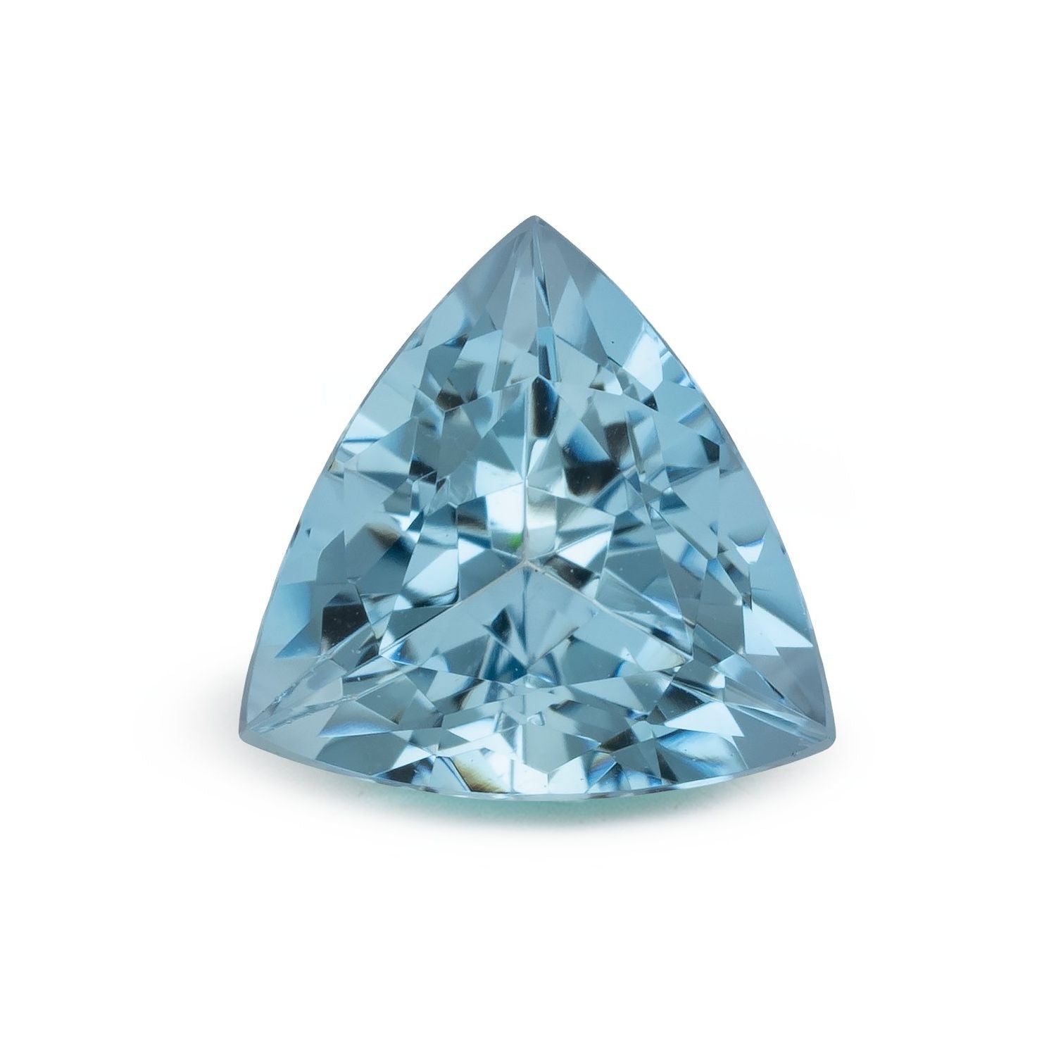 1.34 ct Trillion Natural Natural Aquamarine Aquamarine – Faceted Cut – N/A Certified — Sapphire Row