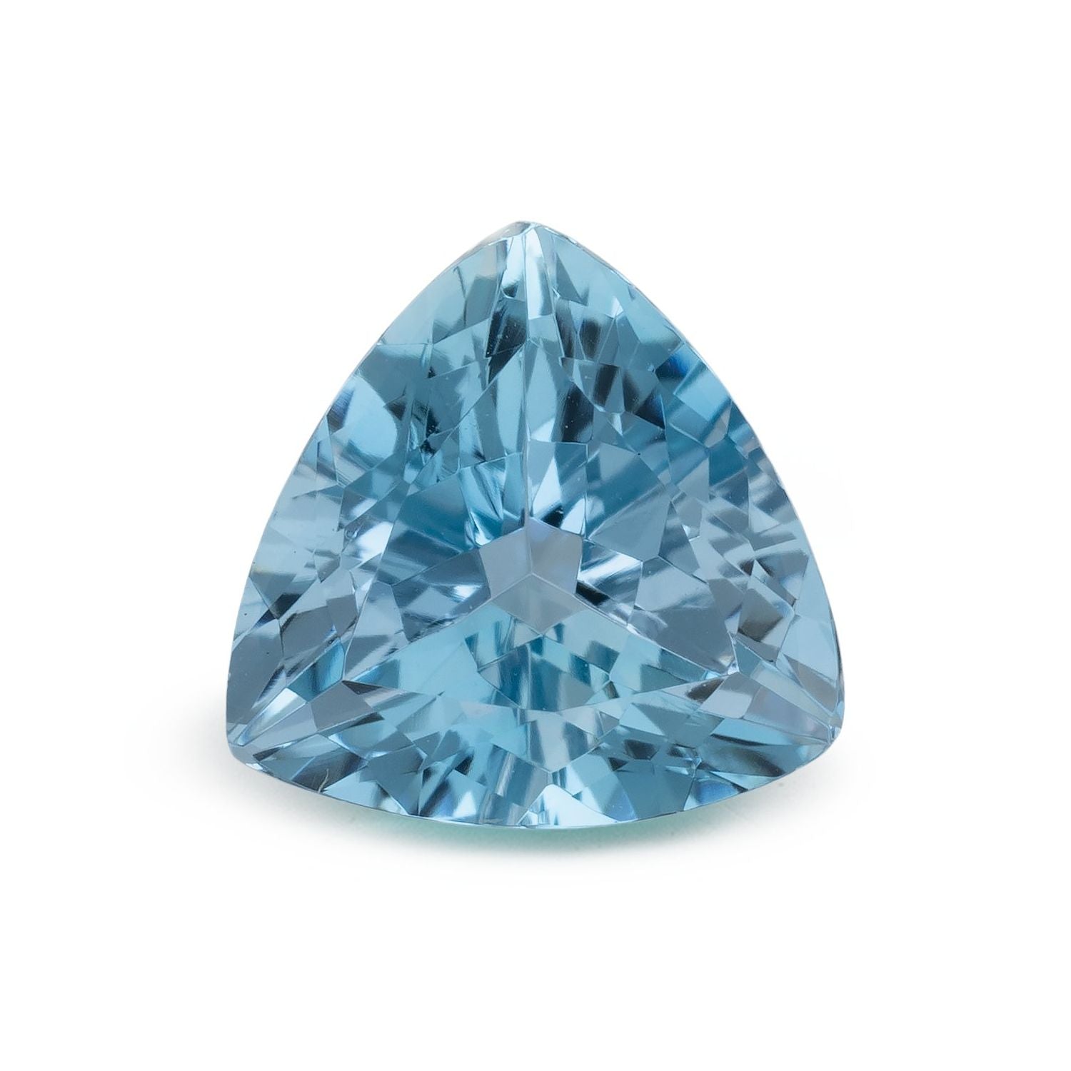 1.47 ct Trillion Natural Natural Aquamarine Aquamarine – Faceted Cut – N/A Certified — Sapphire Row