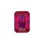 7x5 mm Radiant Lab-Grown Red Ruby – Faceted Cut – Eye-Clean Quality — Sapphire Row
