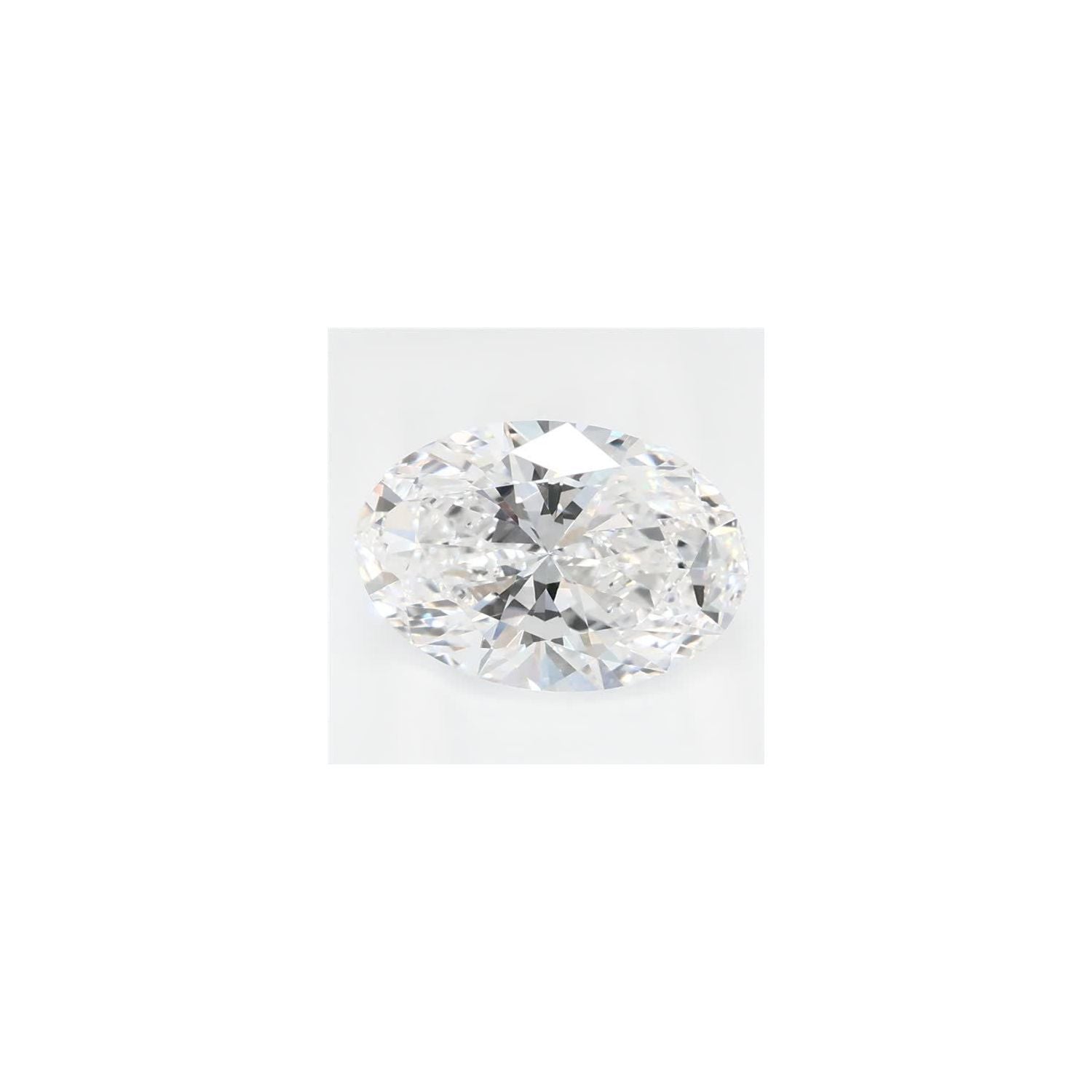 1.29 ct Oval Lab-Grown Diamond – D VVS2 – Faceted Cut – GCAL Certified — Sapphire Row