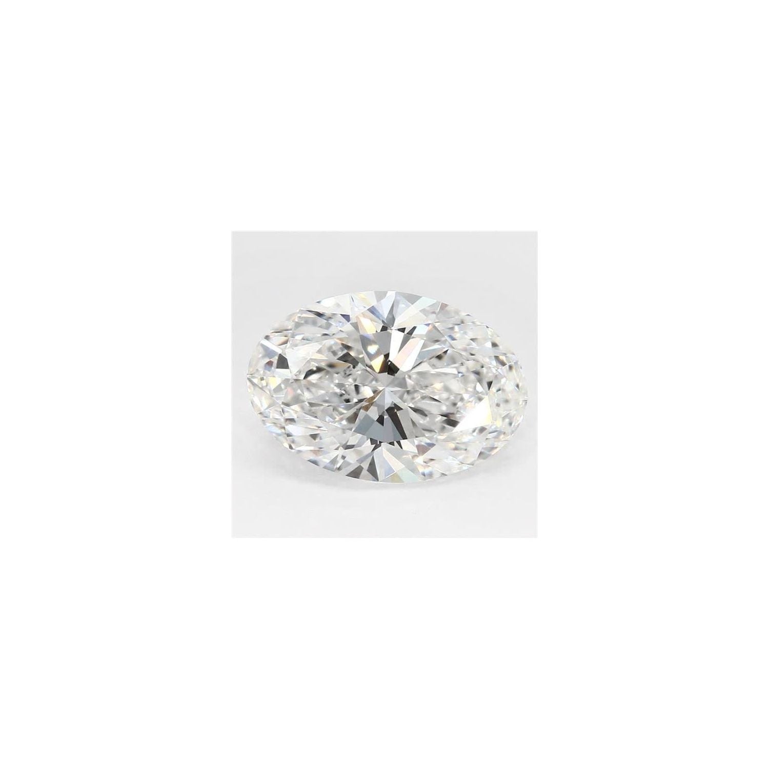 5.04 ct Oval Lab-Grown Diamond – D VVS2 – Faceted Cut – GCAL Certified — Sapphire Row