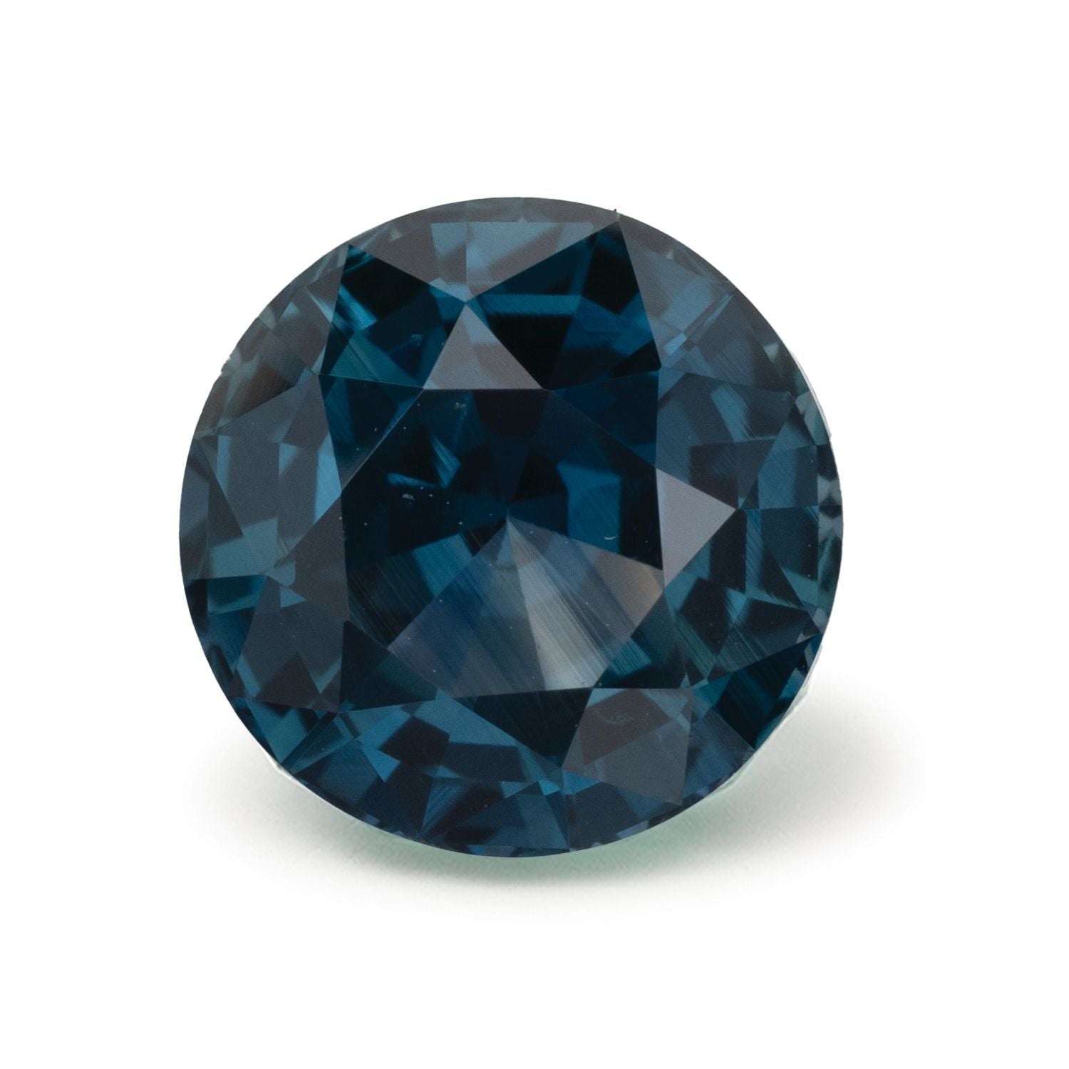 3.74 ct Round Natural Natural Sapphire Sapphire – Faceted Cut – N/A Certified — Sapphire Row
