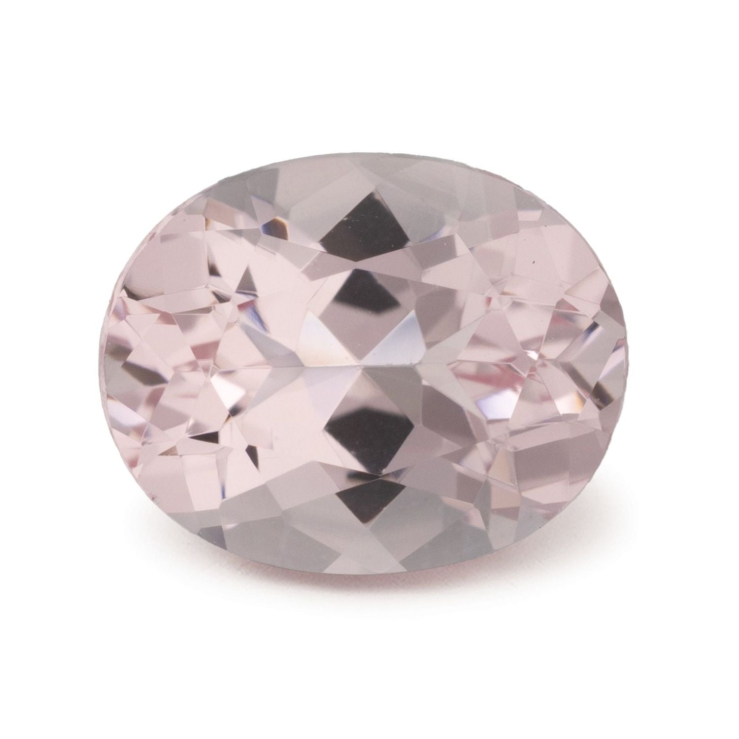 2.55 ct Oval Natural Natural Morganite Morganite – Faceted Cut – N/A Certified — Sapphire Row