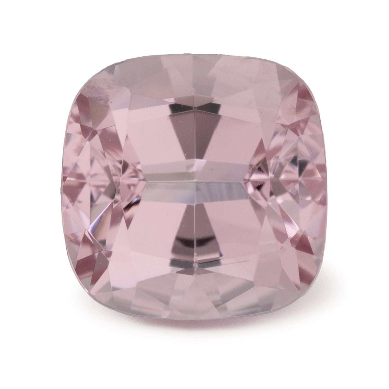 3.62 ct natural pink morganite from Mozambique, cushion cut | Sapphire Row