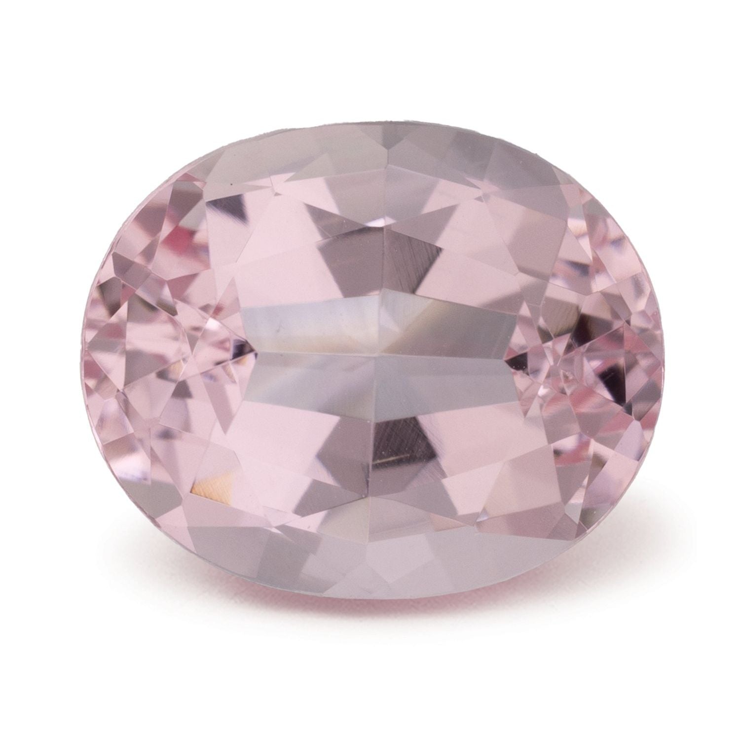 3.74 ct Oval Natural Natural Morganite Morganite – Faceted Cut – N/A Certified — Sapphire Row