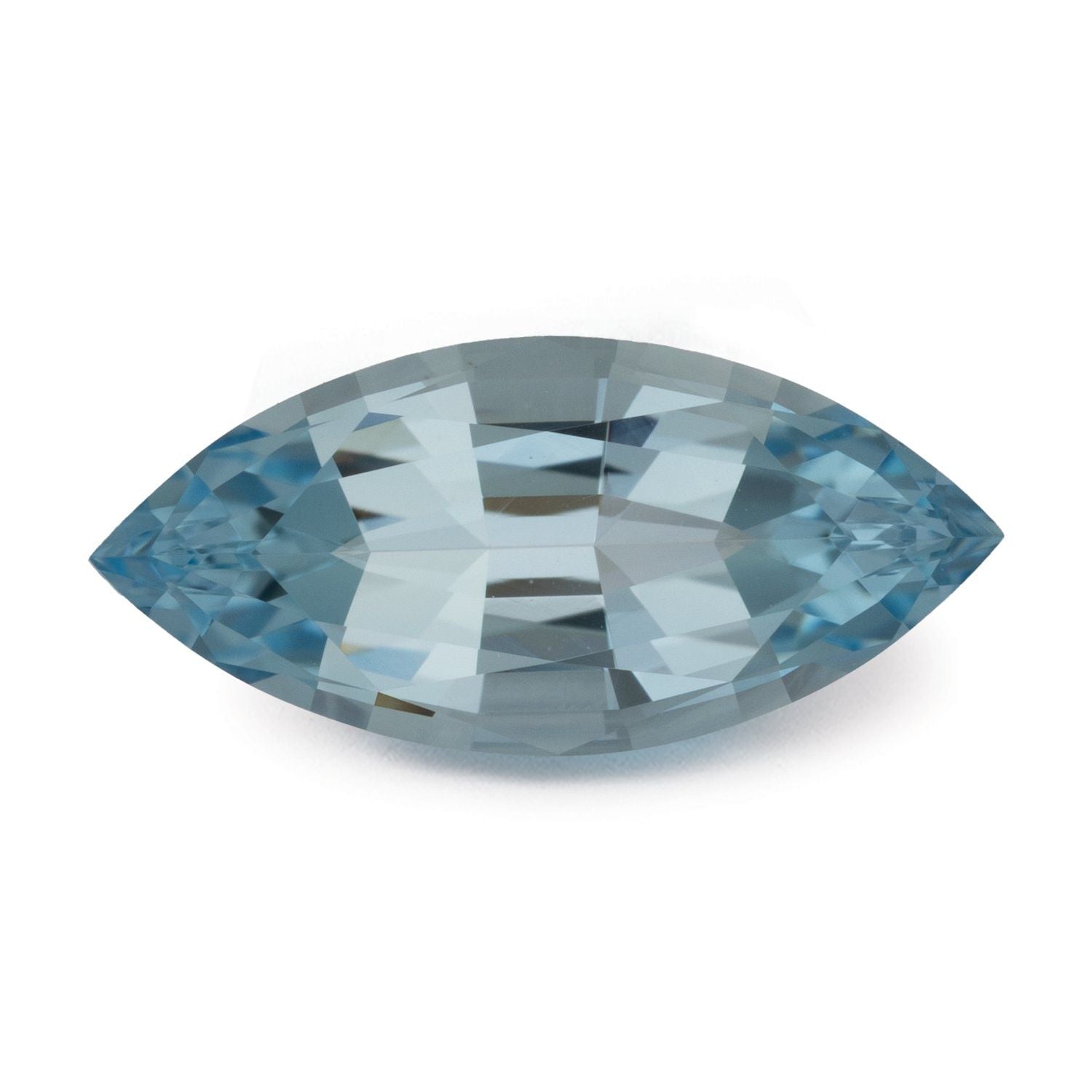 2.28 ct Marquise Natural Natural Aquamarine Aquamarine – Faceted Cut – N/A Certified — Sapphire Row
