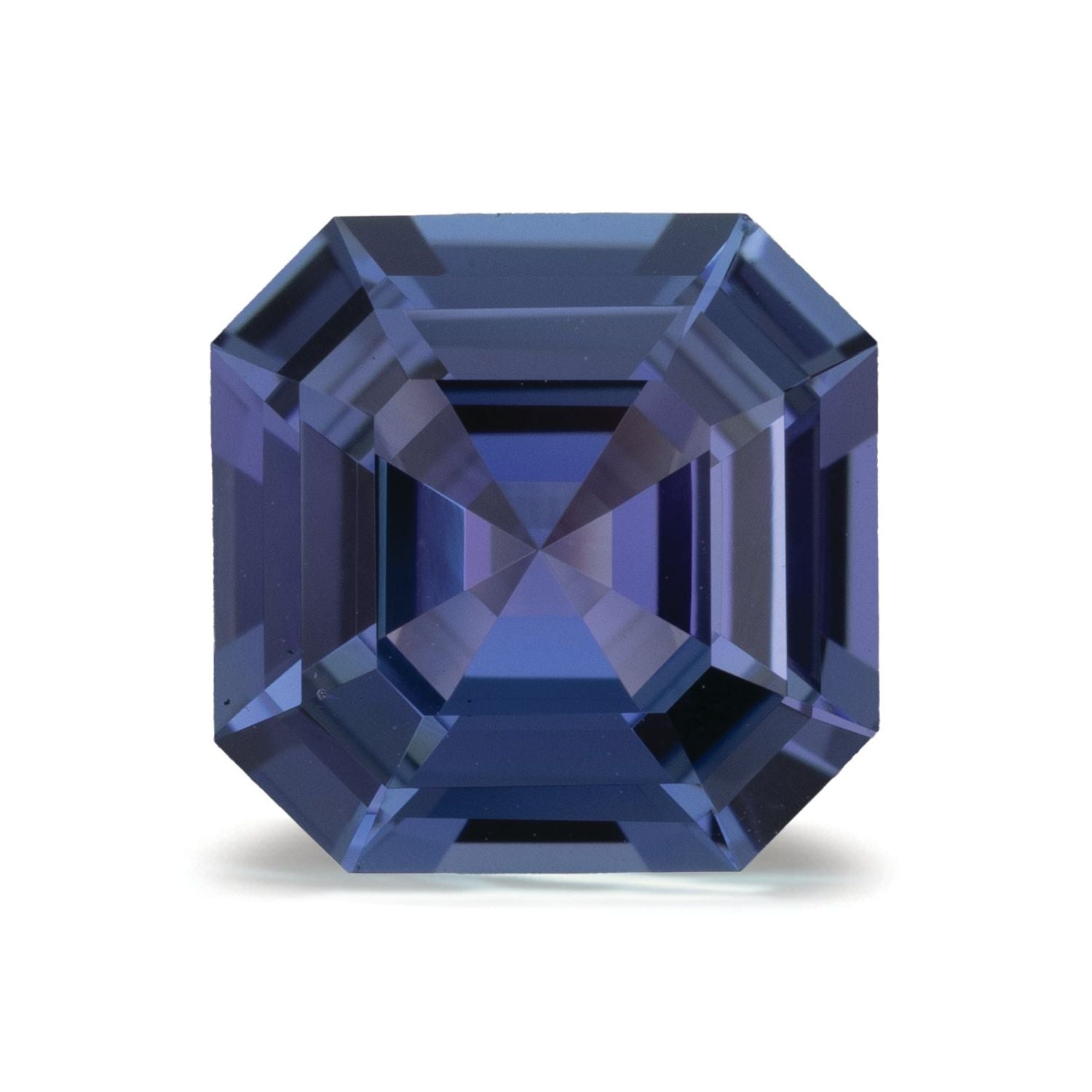 2.53 ct Asscher Natural Natural Tanzanite Tanzanite – Step-cut – N/A Certified — Sapphire Row