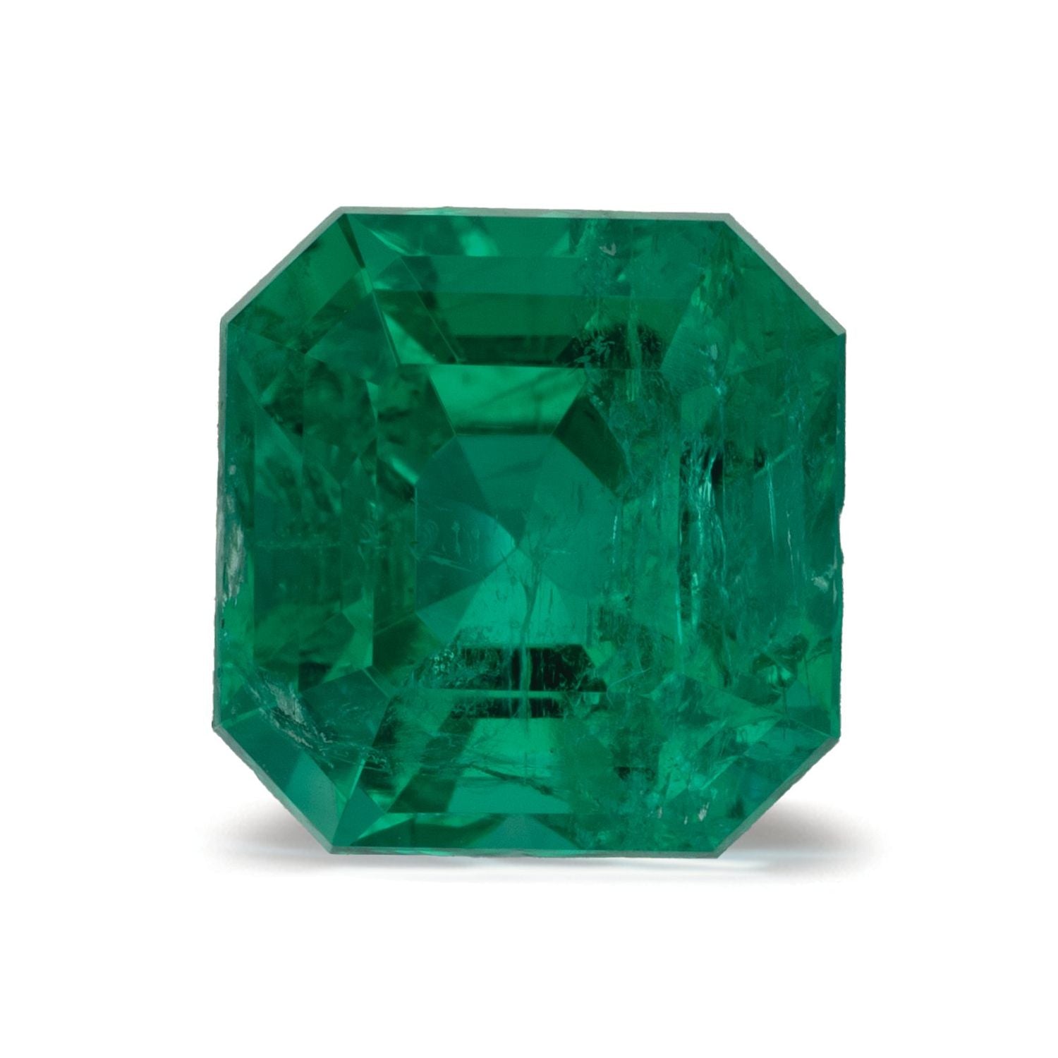 2.91 ct Asscher Natural Natural Emerald Emerald – Step-cut – N/A Certified — Sapphire Row