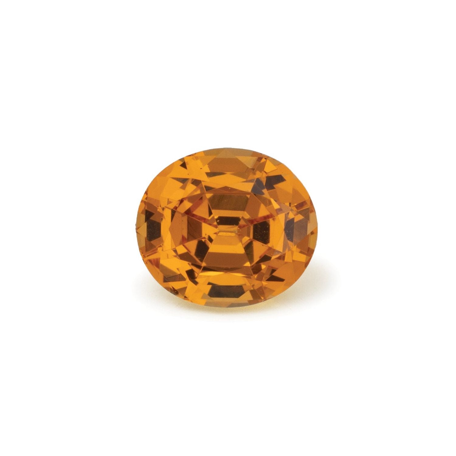 0.81 ct Oval Natural Natural Spessartite Garnet Spessartite Garnet – Faceted Cut – N/A Certified — Sapphire Row