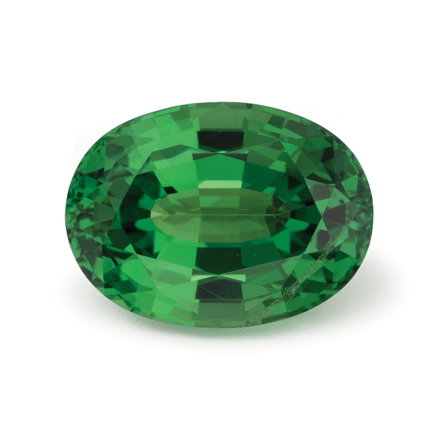2.87 ct Oval Natural Natural Tsavorite Garnet Tsavorite Garnet – Faceted Cut – N/A Certified — Sapphire Row
