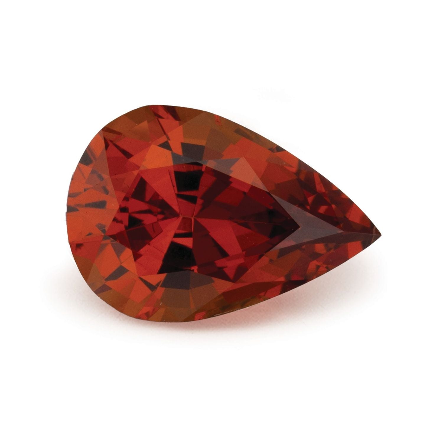 2.39 ct Pear Natural Natural Spessartite Garnet Spessartite Garnet – Faceted Cut – N/A Certified — Sapphire Row