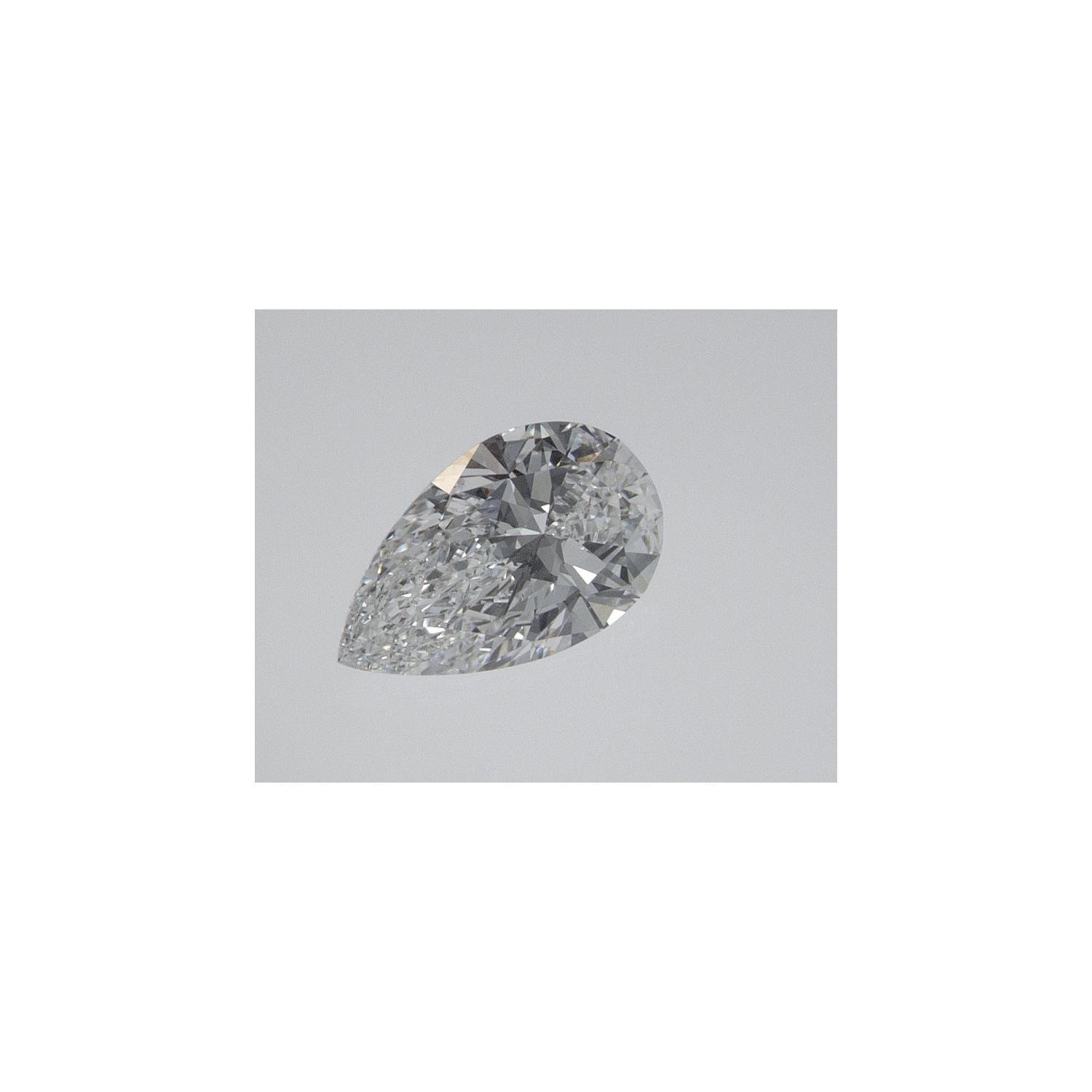 0.54 ct Pear Lab-Grown Diamond – D VS1 – Faceted Cut – IGI Certified — Sapphire Row