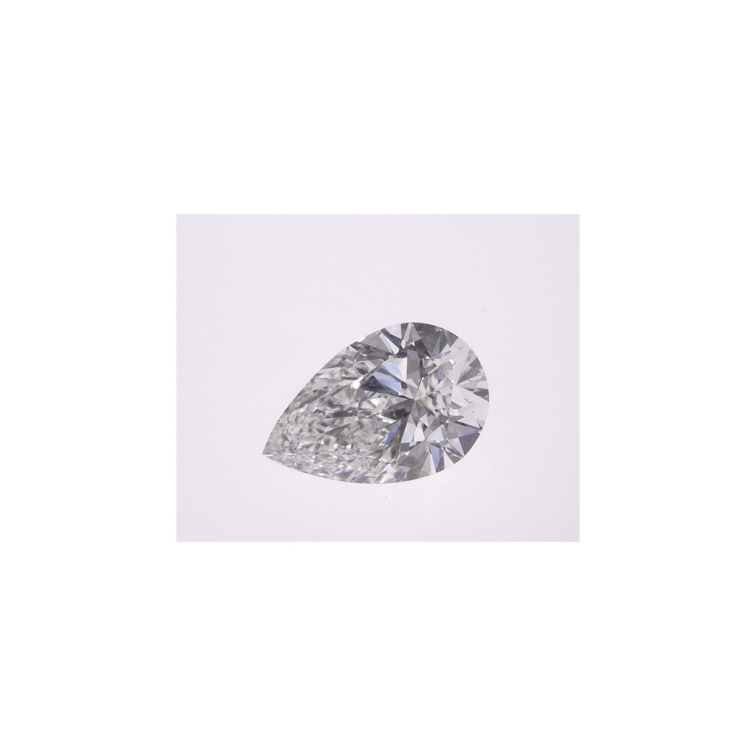 0.70 ct Pear Natural Diamond – F VVS2 – Faceted Cut – GIA Certified — Sapphire Row