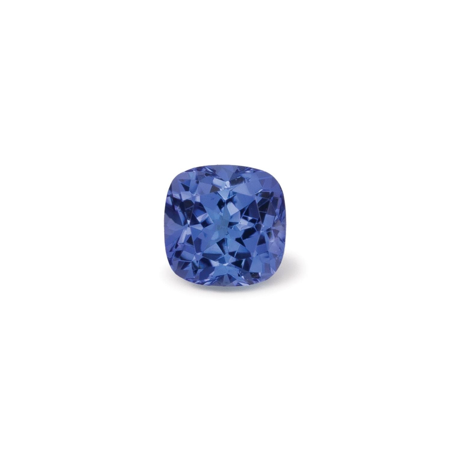 0.78 ct natural blue tanzanite from Tanzania, cushion cut | Sapphire Row