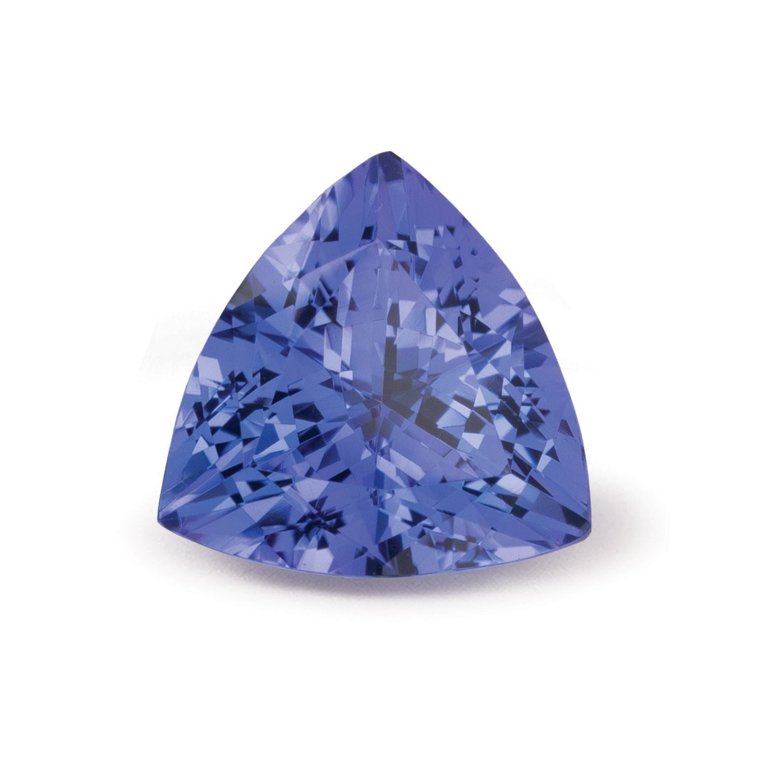 4.25 ct Trillion Natural Natural Tanzanite Tanzanite – Faceted Cut – N/A Certified — Sapphire Row