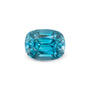 3.42 ct natural blue zircon from Cambodia, antique cushion cut | Sapphire Row