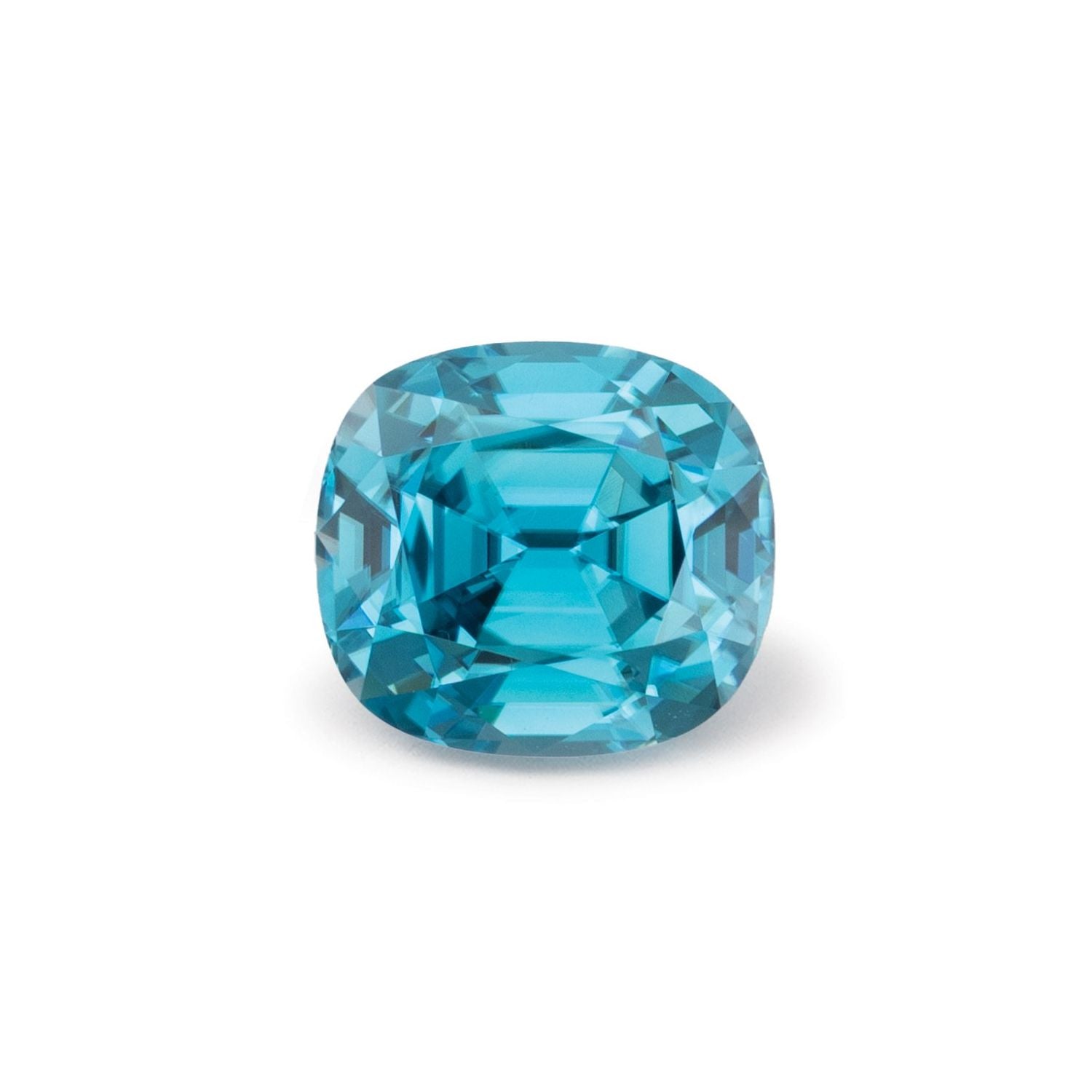 3.07 ct Antique Cushion Natural Natural Zircon Zircon – Faceted Cut – N/A Certified — Sapphire Row