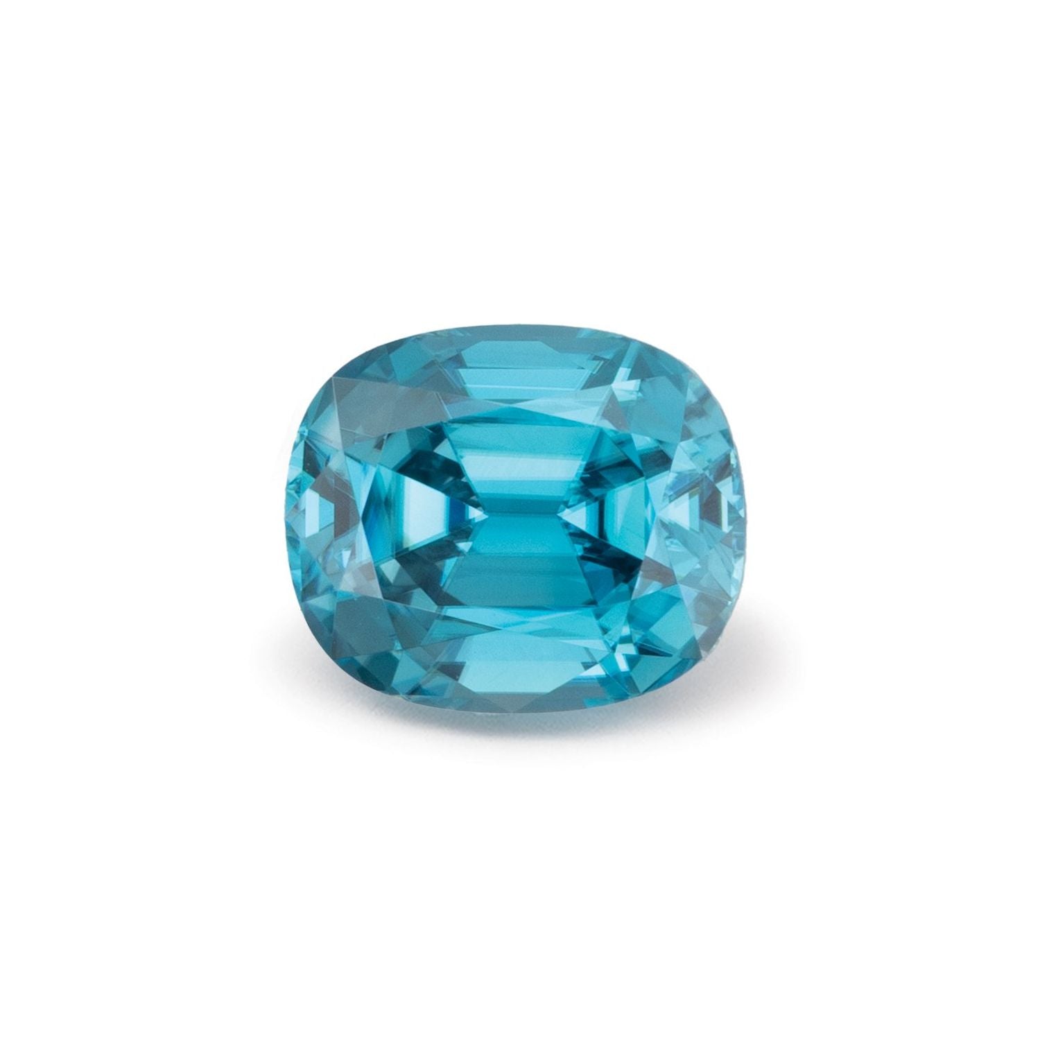 3.27 ct Antique Cushion Natural Natural Zircon Zircon – Faceted Cut – N/A Certified — Sapphire Row