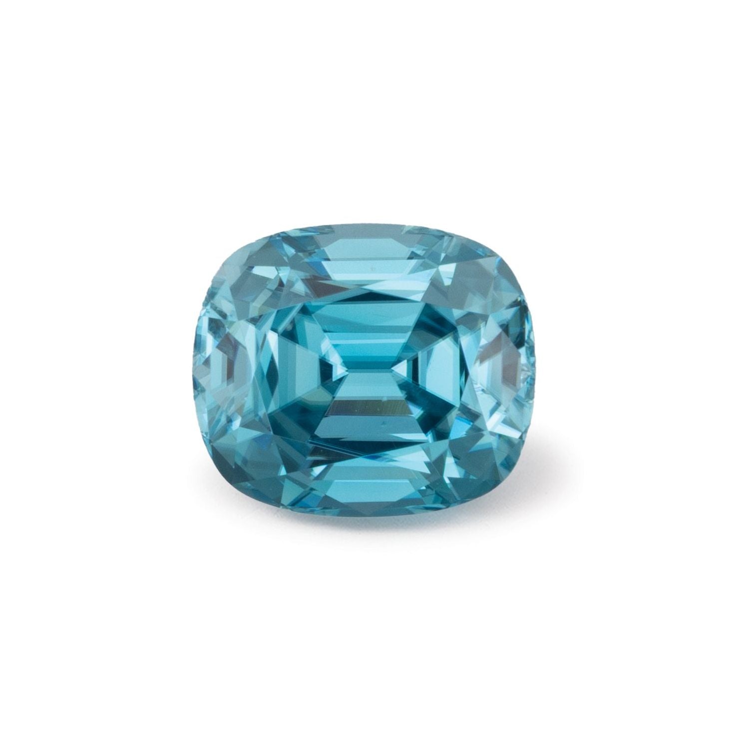 3.68 ct Antique Cushion Natural Natural Zircon Zircon – Faceted Cut – N/A Certified — Sapphire Row