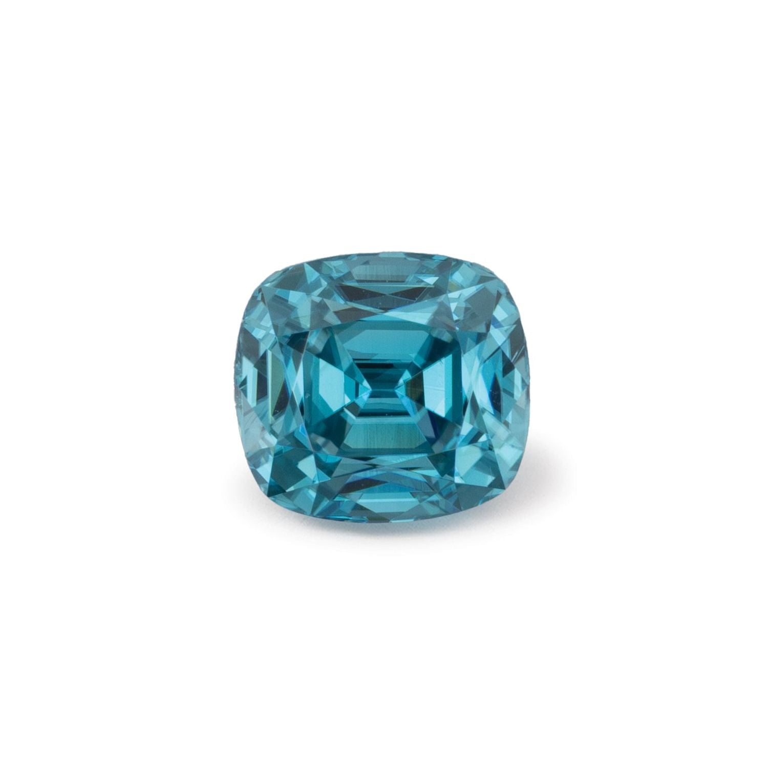 2.74 ct Antique Cushion Natural Natural Zircon Zircon – Faceted Cut – N/A Certified — Sapphire Row