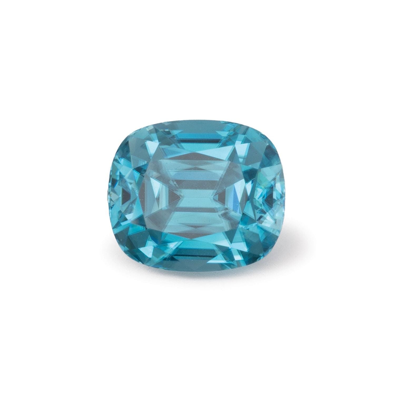 4.12 ct Antique Cushion Natural Natural Zircon Zircon – Faceted Cut – N/A Certified — Sapphire Row