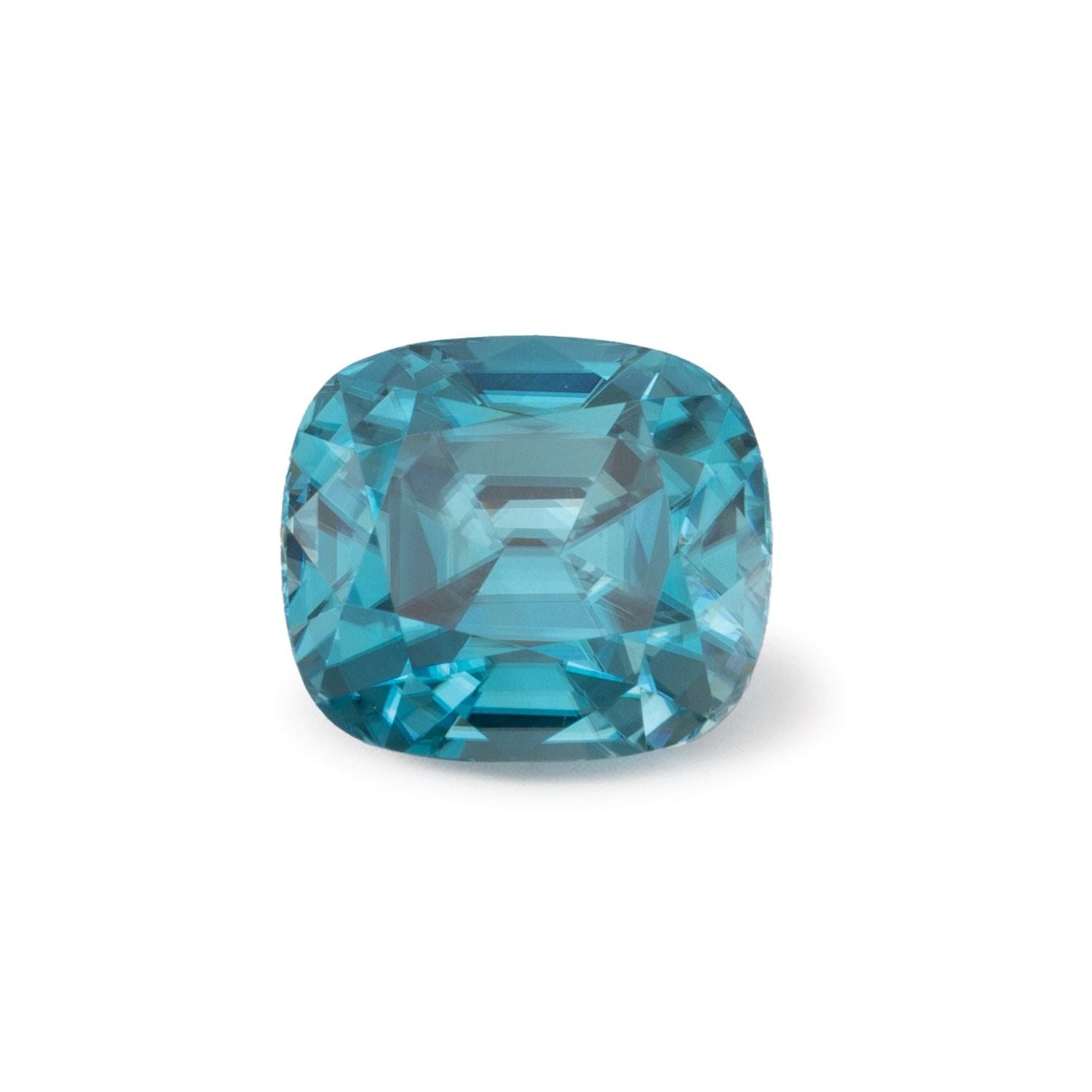 4.15 ct Antique Cushion Natural Natural Zircon Zircon – Faceted Cut – N/A Certified — Sapphire Row